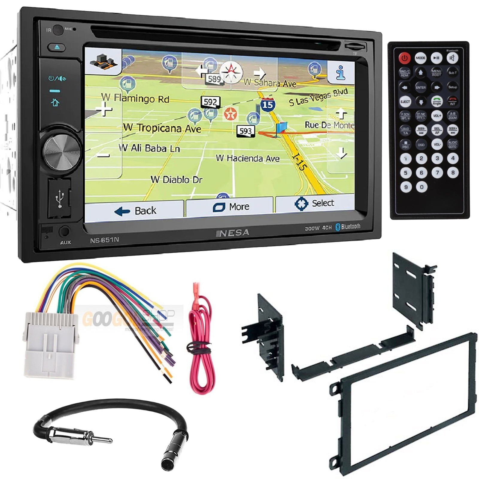 6.5" Screen CD/DVD USB GPS Navigation Car Stereo For 2003-2006 GMC Sierra 1500
