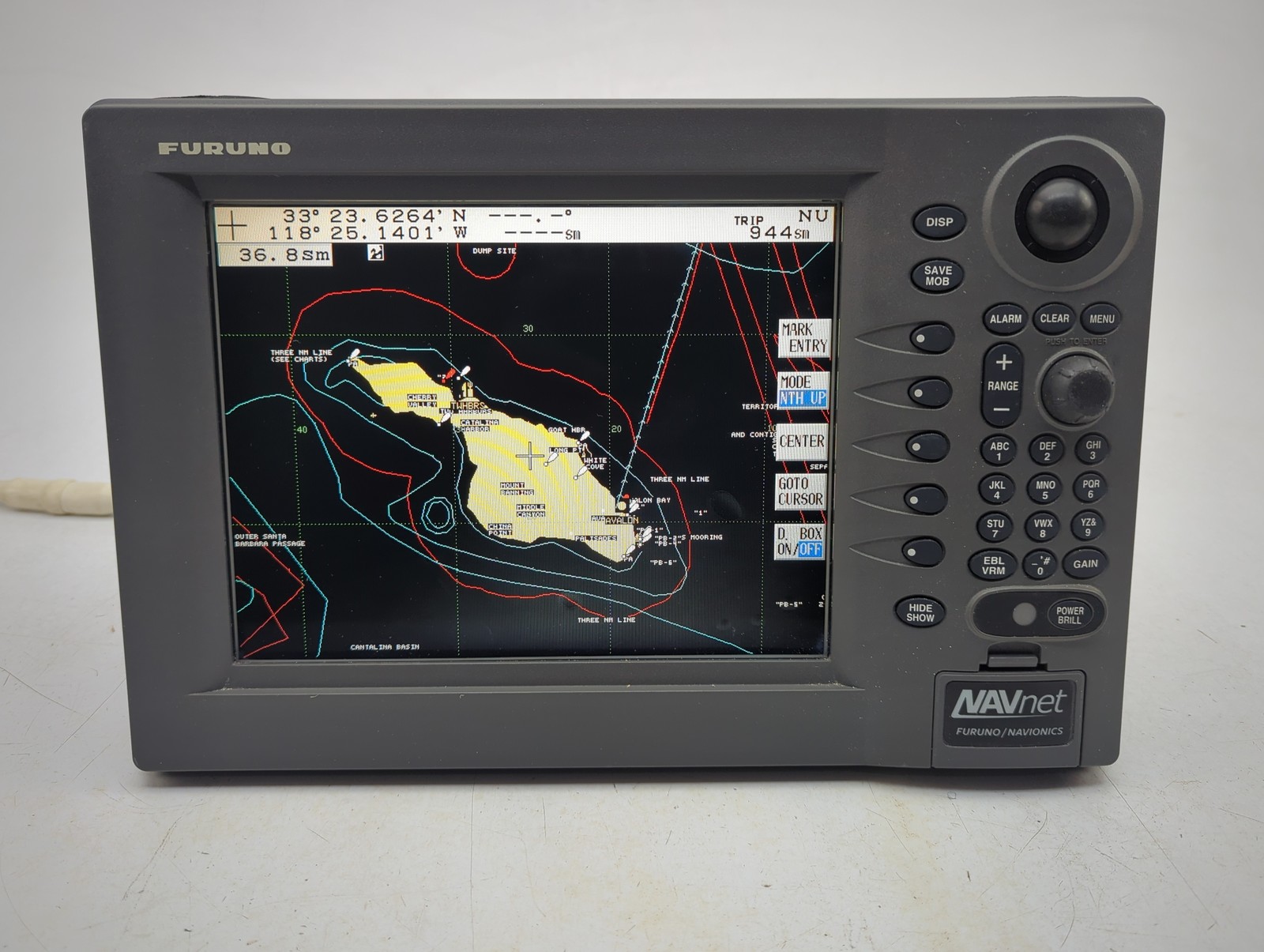 Furuno RDP-139 NavNet VX1 CMAP 10" GPS FishFinder Radar Chartplotter Display