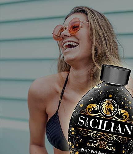 2024 The Sicilian 200x Double Dark Black Bronzer Tanning Lotion Indoor / Outdoor