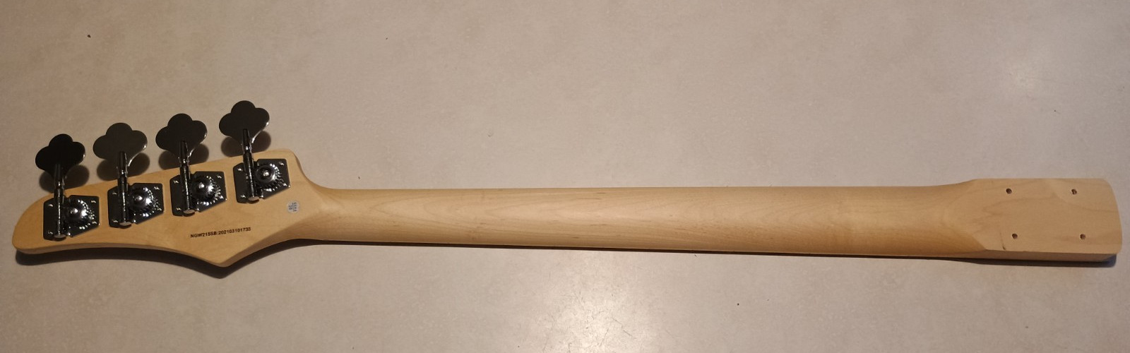 OPEN BOX Nashville Guitar Works Precision Bass Neck Maple Fretboard Tuners NGW