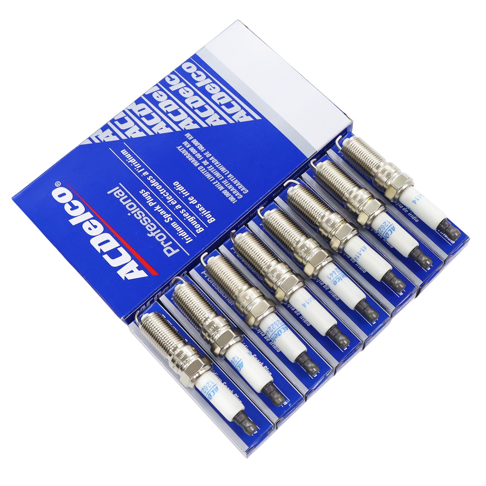 8set 41-114 Iridium Spark Plugs ACDELCO 12622441 Fit. for Cadillac Chevrolet GMC