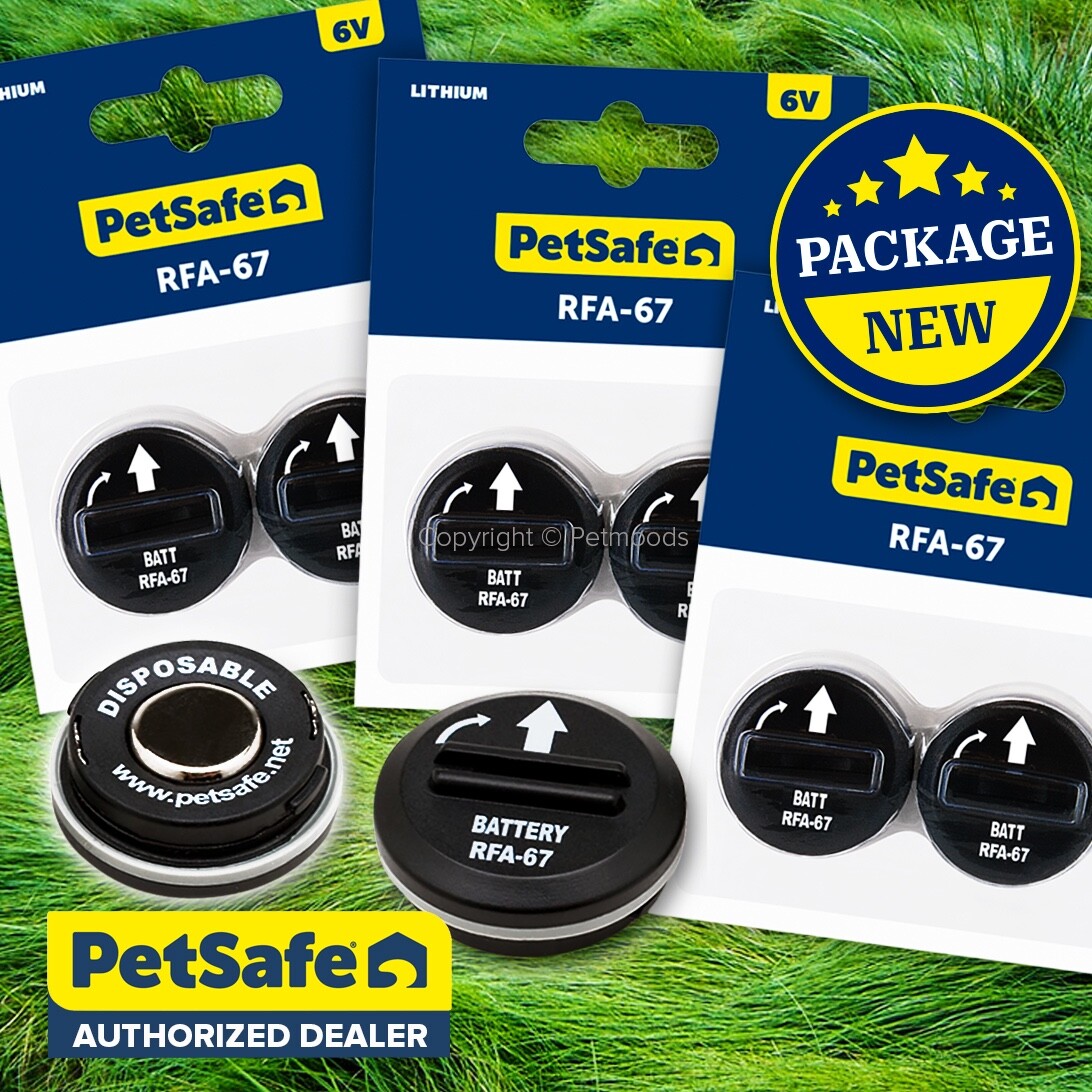 PetSafe RFA-67D-11 Batteries Wireless Dog Fence Collar PIF-275-19 PUL-275 Qty 6