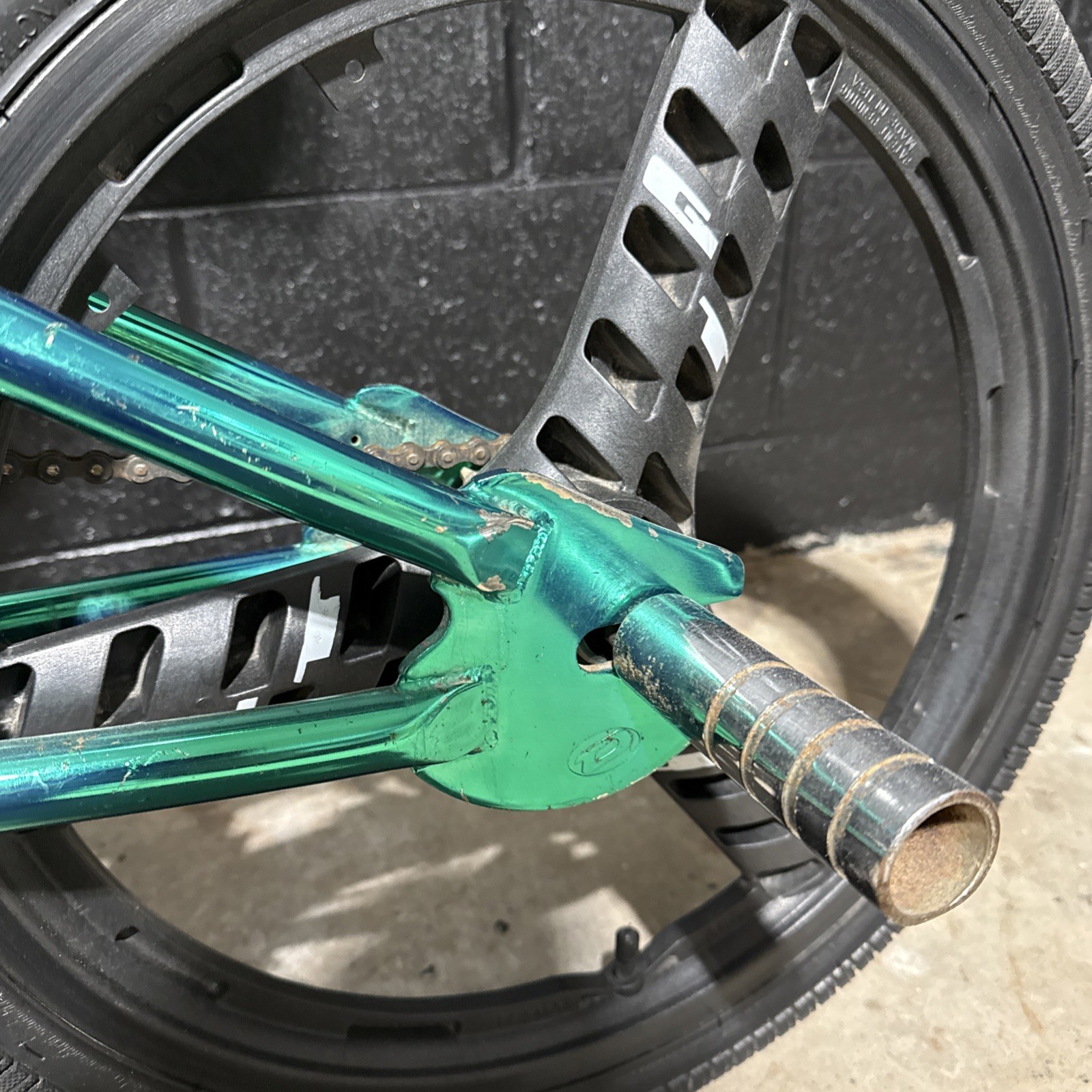 Dyno Air 2000 Gt Mags Freestyle Bike Metallic Green RARE Y2K Bmx Vintage