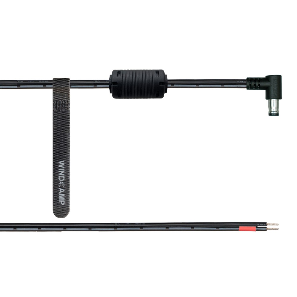 WINDCAMP FTX-1F DC Power Cable For YAESU FTX-1 with Ferrite Core AWG18 3ft