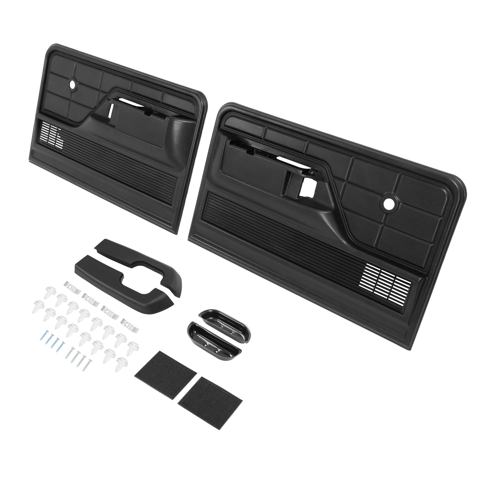 Interior Door Panel & Door Handle Kit For Ford F-Series Bronco Truck 1973-1979