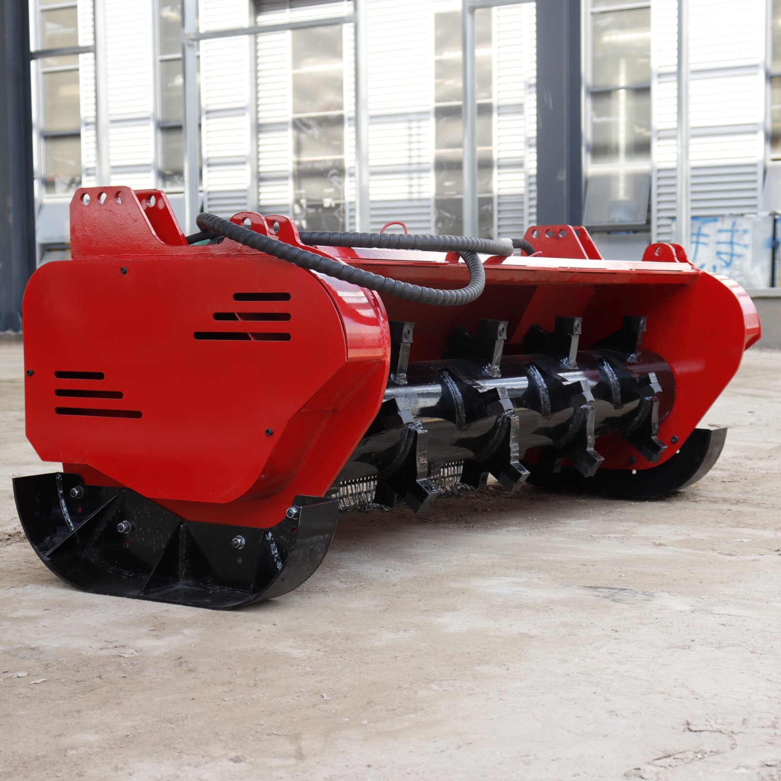 High-Flow Heavy Duty 60"Forestry Mulcher for Bobcat with Wood Chipping Function