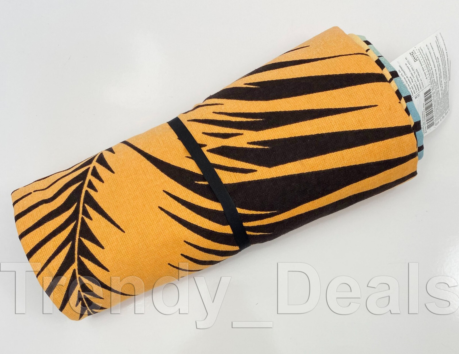 Ikea KASEBERGA Large Turkish Beach Towel/Blanket, Multicolor 59" x 71" - NEW