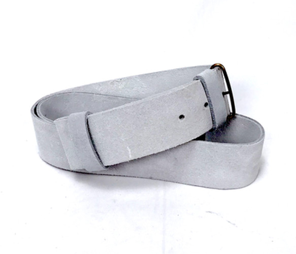 White Buff Leather Officers / Mounted Services Belt
