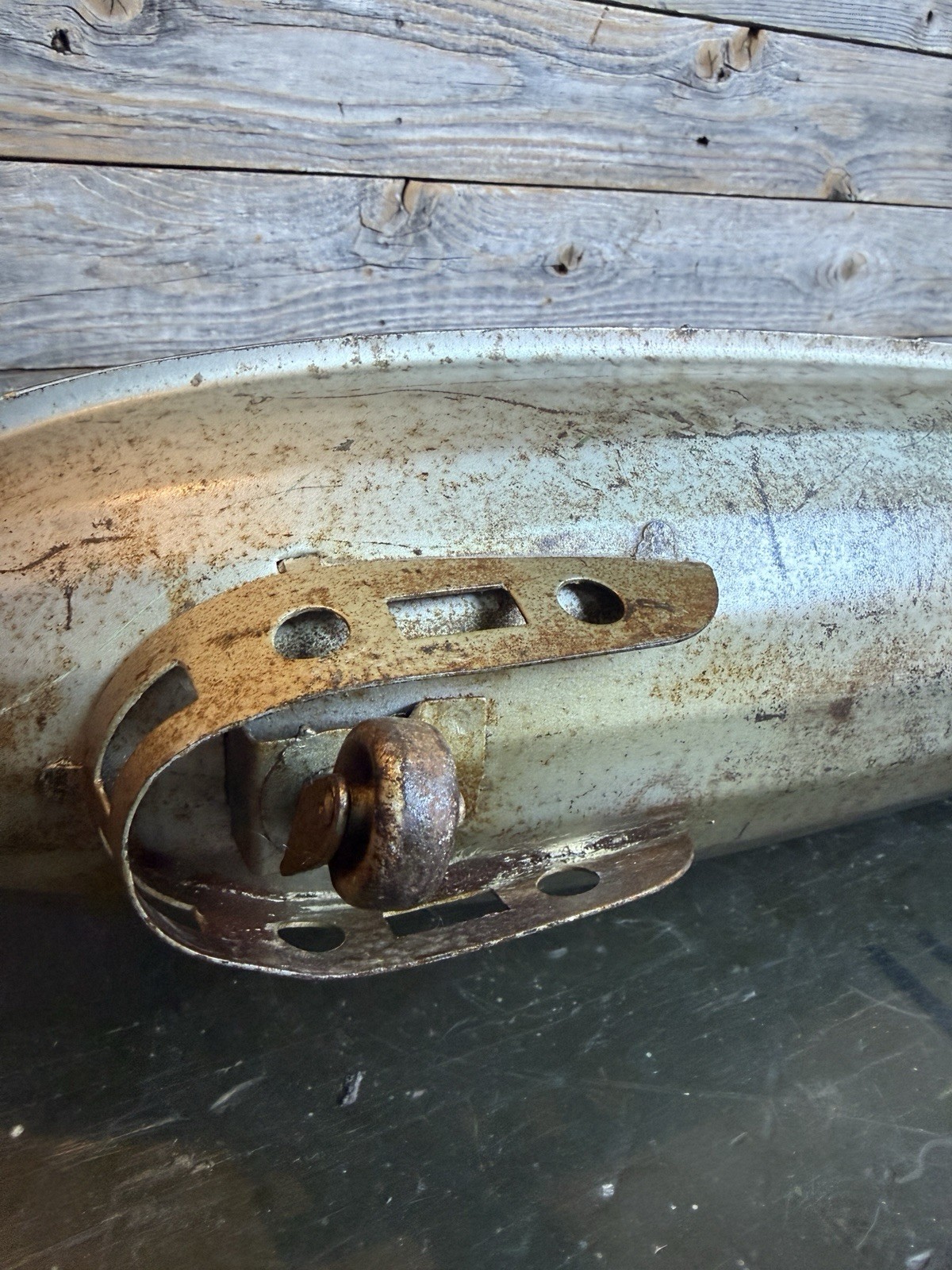 Steelcraft Graf Zeppelin pressed steel pull toy, produced in the 1930