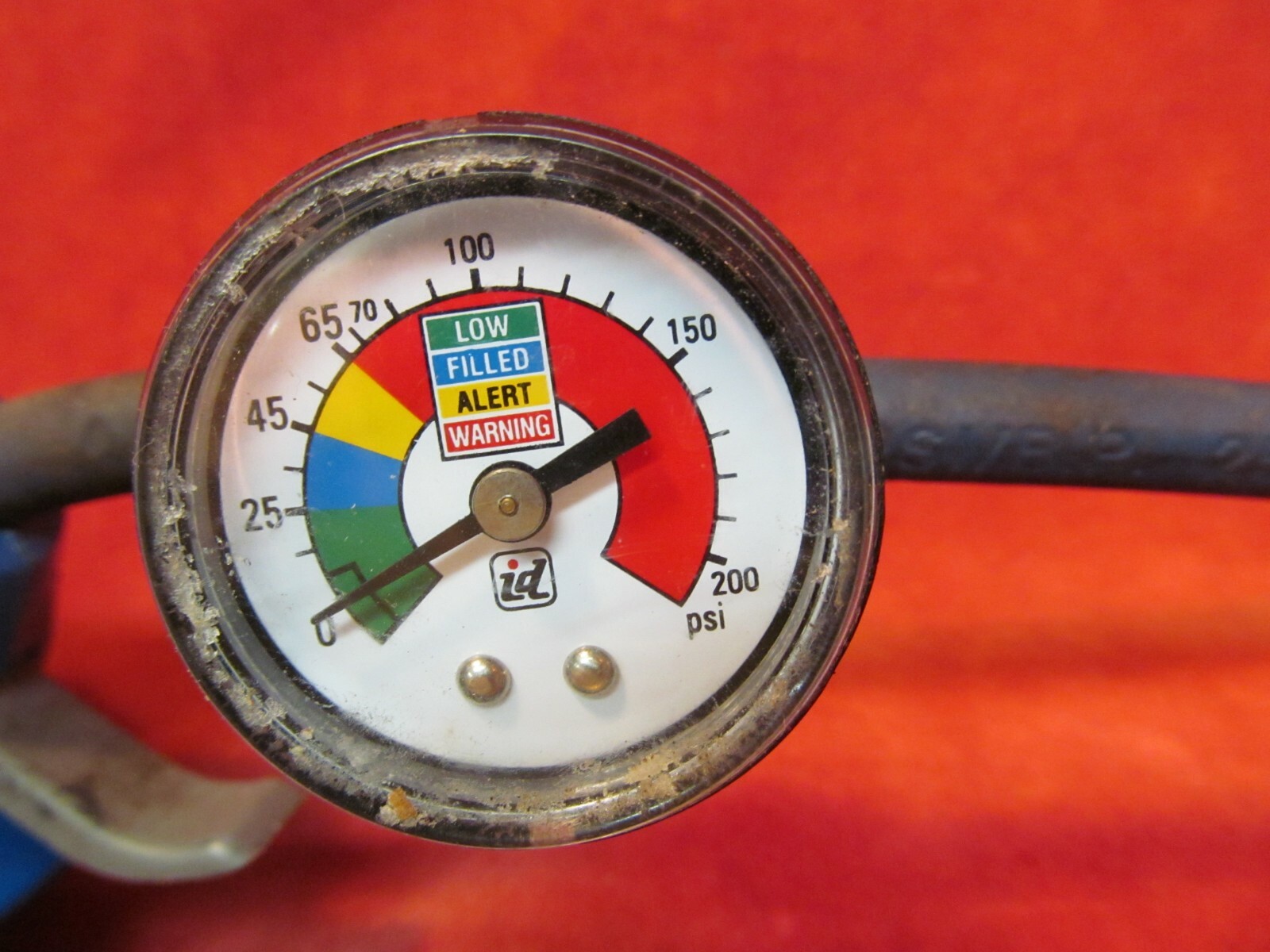 ID INTERDYNAMICS AIR CONDITIONING REFRIGERANT HOSE WITH GAUGE