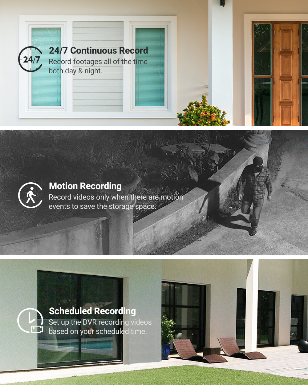 ANNKE 16CH 5MP Lite DVR 1080P Outdoor Security Camera System AI Human Detection