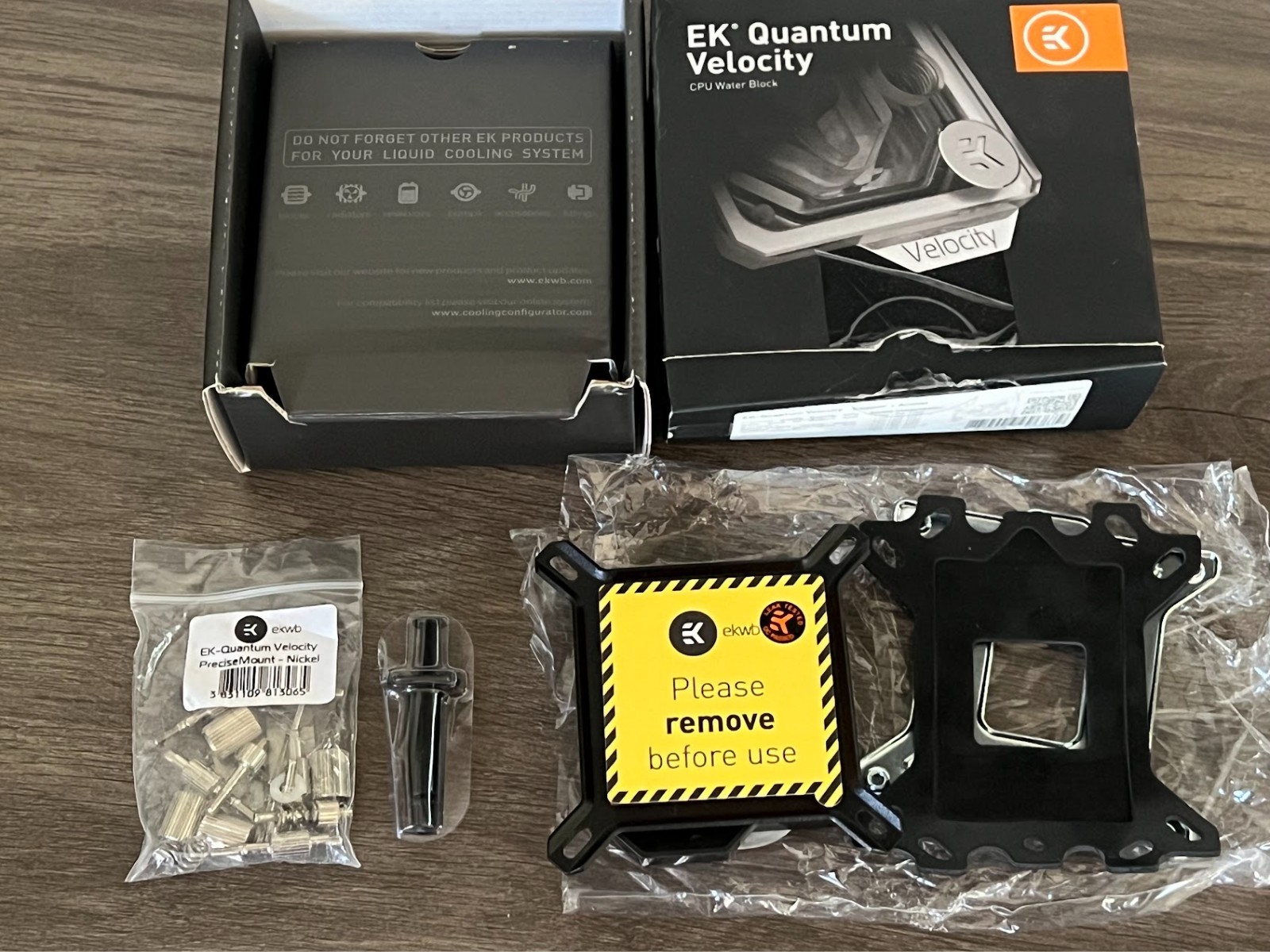 EKWB EK-Quantum Velocity CPU Water Block- Copper + Acetal