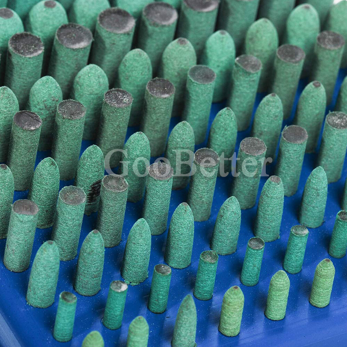 100Pcs Rubber Polishing Points Bit Grinding Head Power Rotary Tool For Dremel