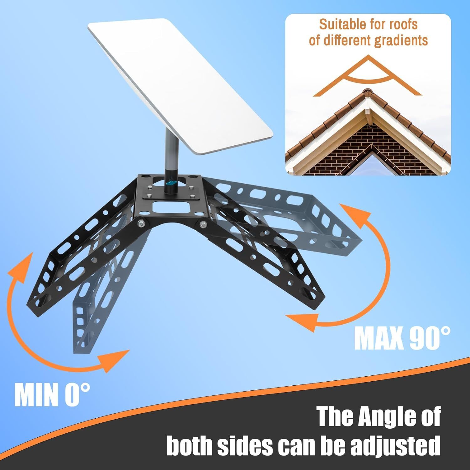 Adjustable Starlink Roof Ridge Mount, Starlink Ridgeline Mount Kit