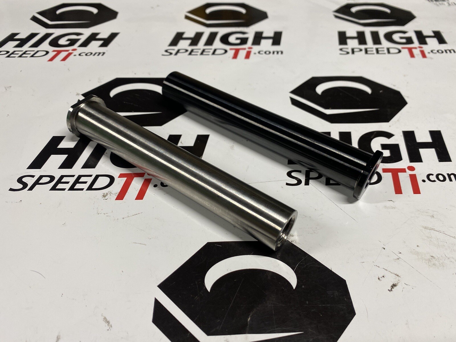 New Sprint Car Light Weight Titanium Kingpin BLACK PAIR 2pc .859 X 5.6”