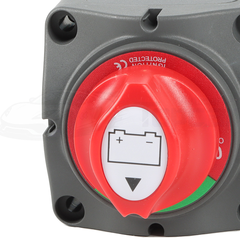 12V Battery Disconnect Rotary Switch Cut On/Off Set for Car RV SUV Marine Boat