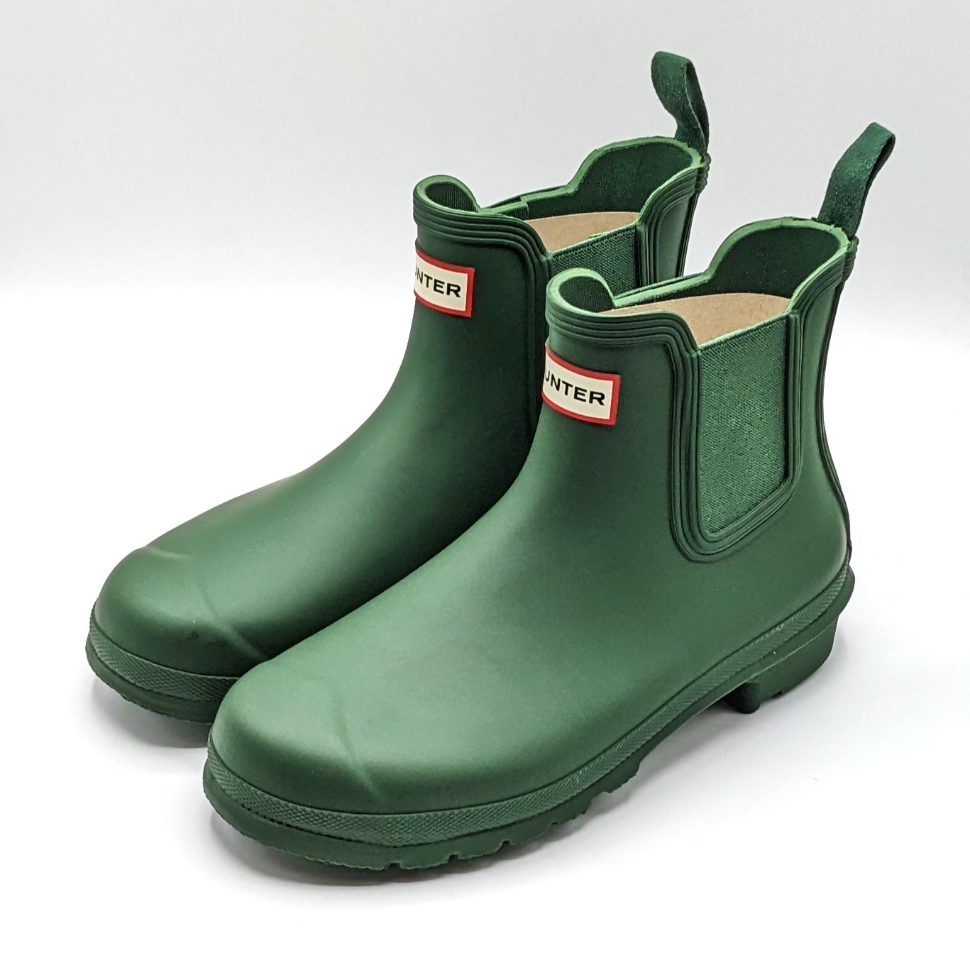 Hunter Original Chelsea Women's Waterproof Rain & Farm Boots (Hunter Green) NEW