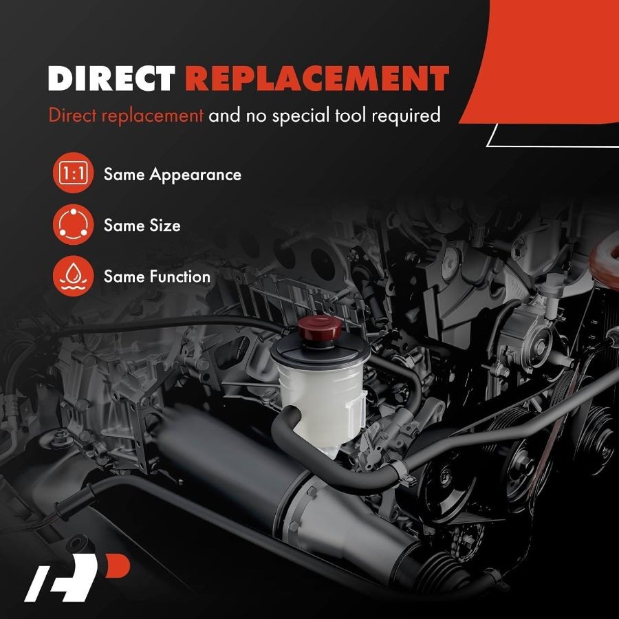 Power Steering Reservoir/Tank with Cap Compatible with CR-V 1997-2001, Civic 199