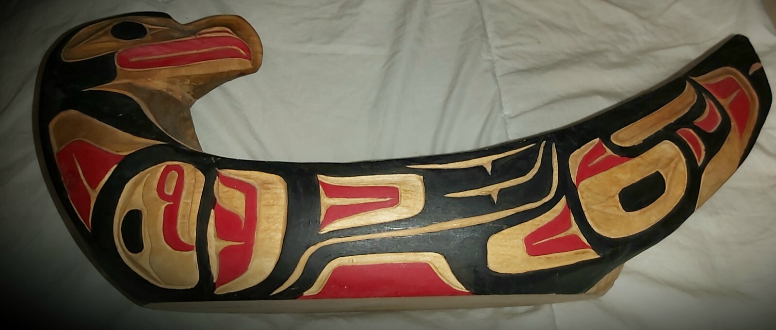 Northwest Coast; Haida, Eagle Ceremonial Bowl.