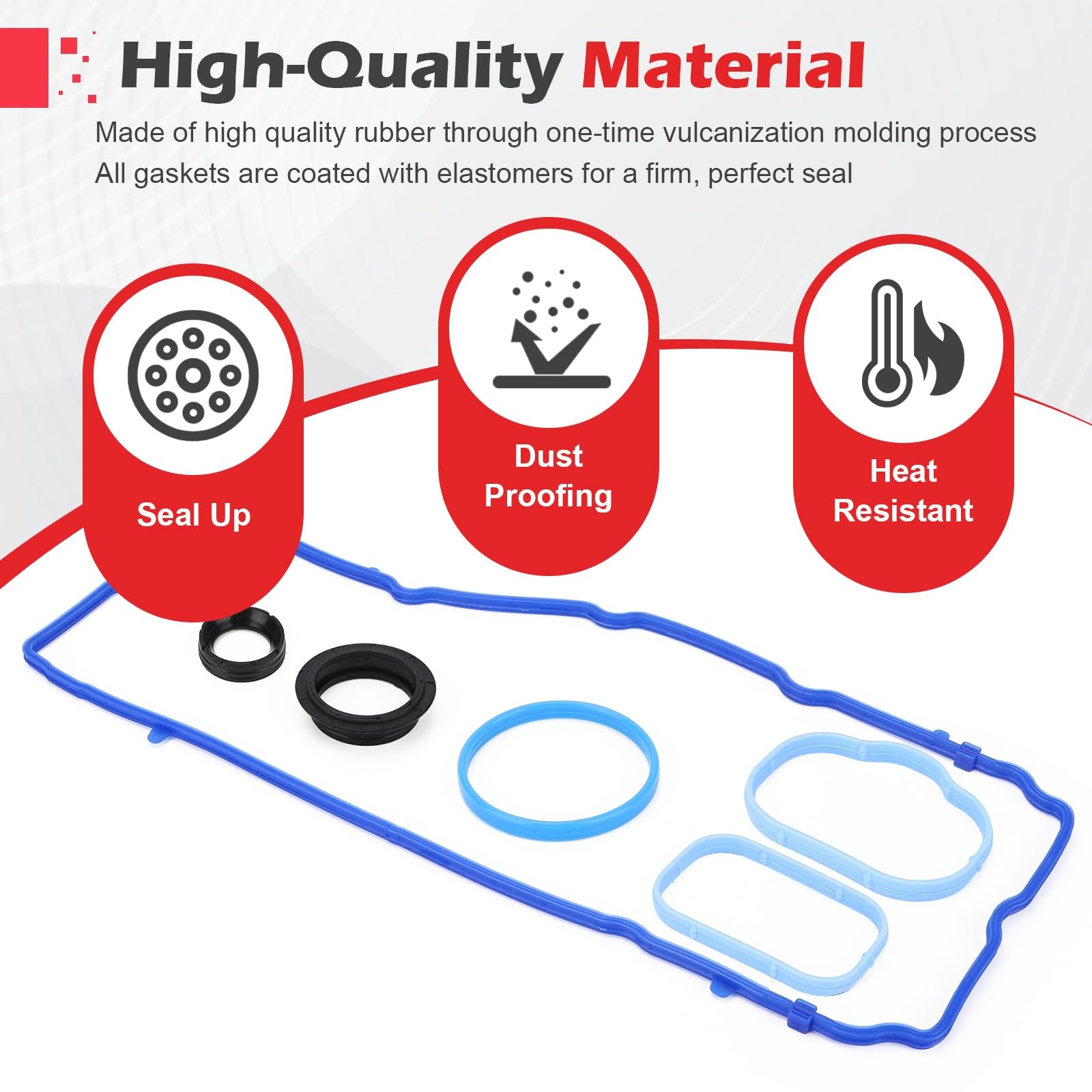 ✅VS50805R Valve Cover & Intake Gasket Set for 11-22 Chrysler Dodge Jeep 3.6L✅