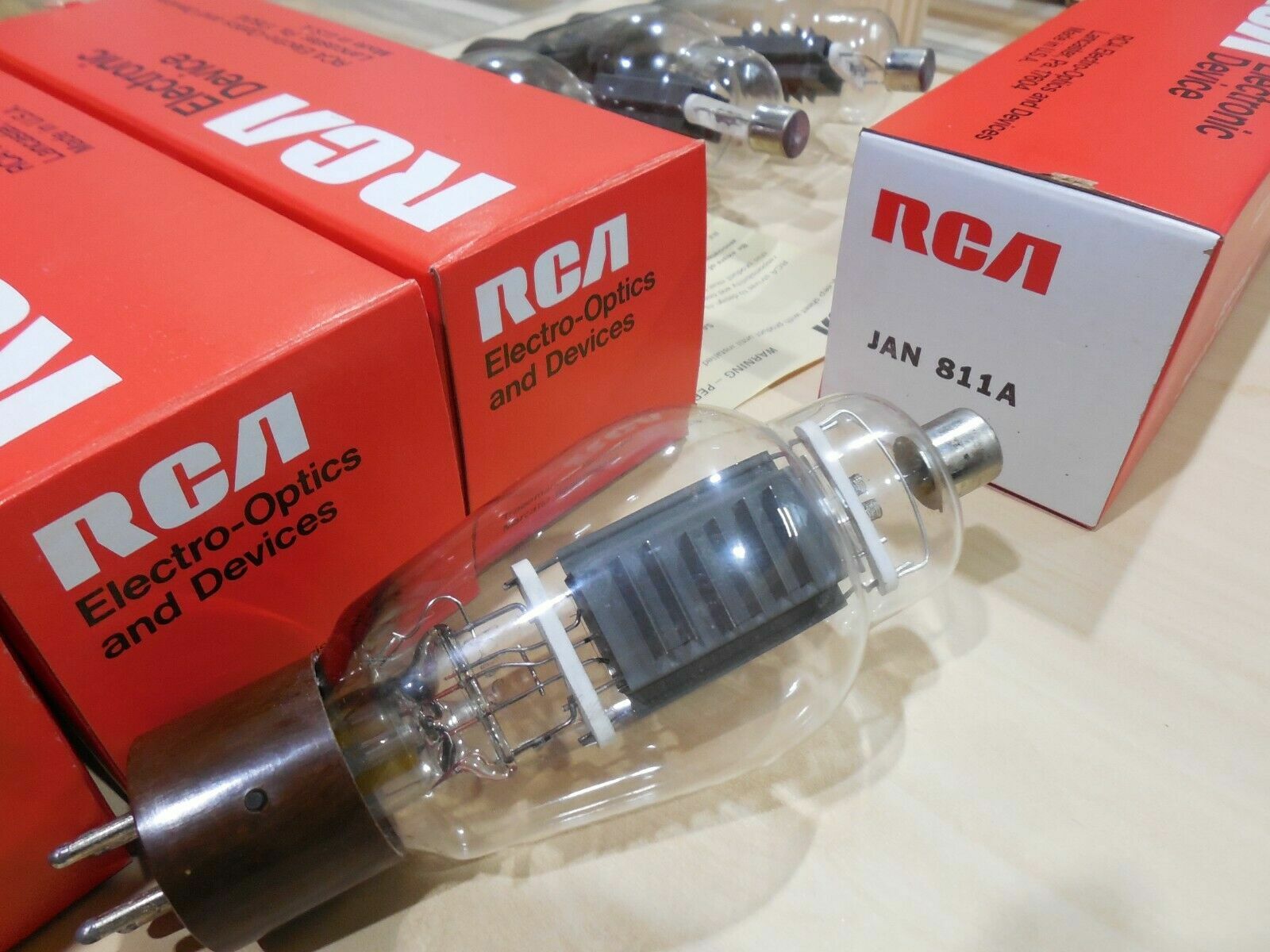 RCA Tube JAN 811A NOS 4PCS