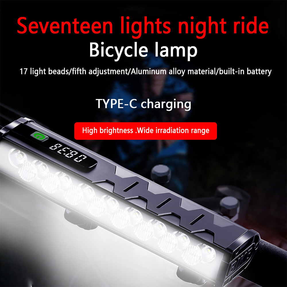 4800 Lumen Bike Lights,USB-C Rechargeable Bicycle Light, Super Bright Bike Light
