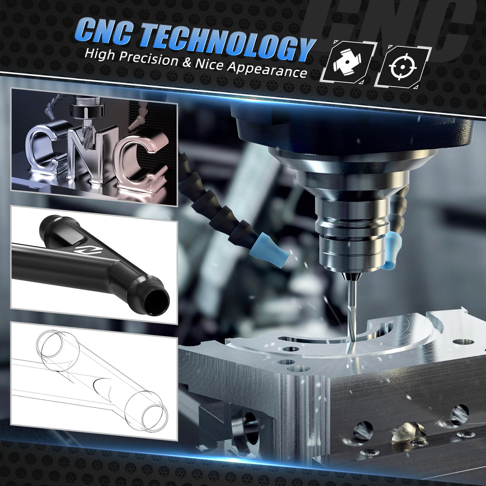 Y Fitting Coolant Pipe Connector For Can-Am Defender Max HD10 HD8 4x4 2018-2020