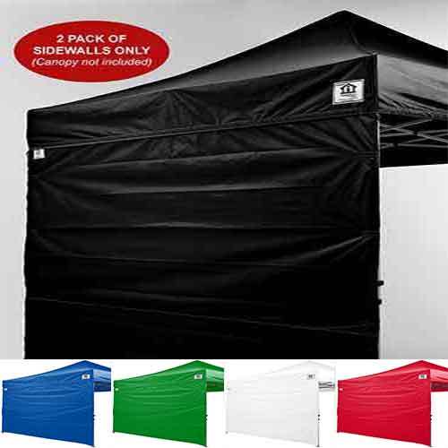 10x10 Canopy Tent Side Walls Outdoor Pop Up Sidewalls, 2 Pack