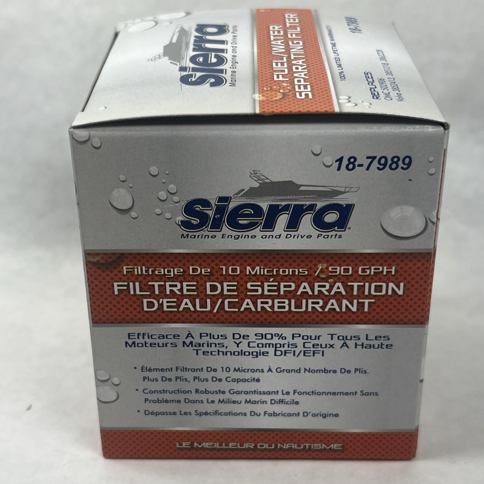 Sierra International 18-7989 Fuel Water Separator Filter. New Sealed.