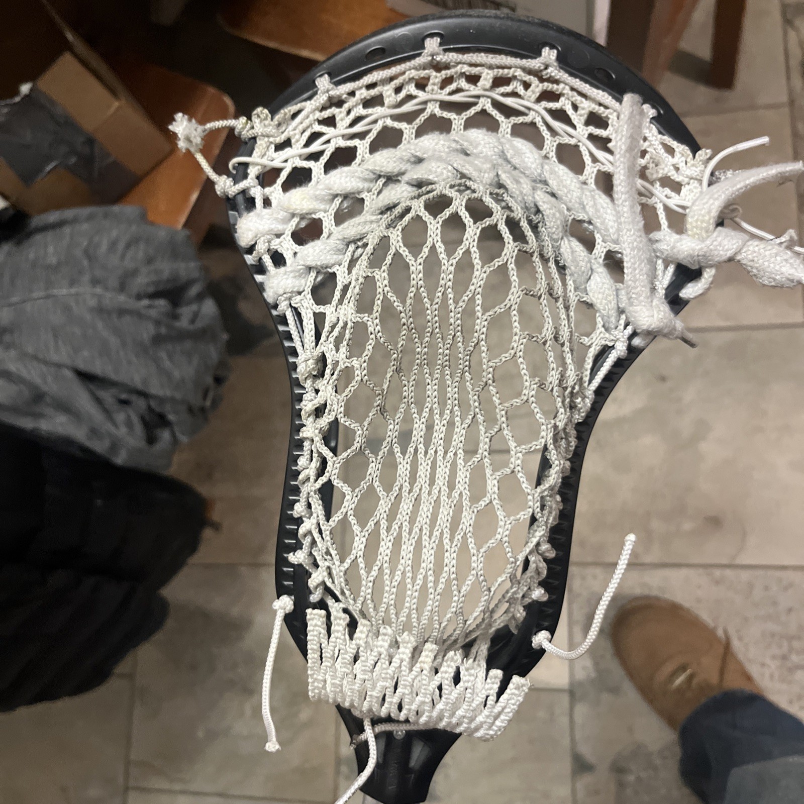 StringKing Mark 2V STRUNG Lacrosse Head Used Twice On A 175 Shaft, 3 New Balls