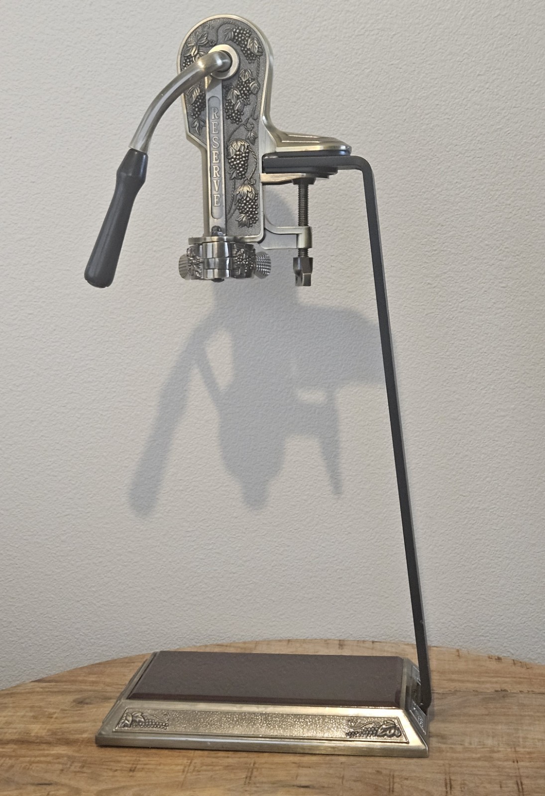 Large Grand Reserve table top wine bottle opener