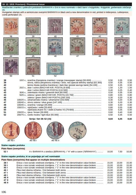 YUGOSLAVIA 1918–1991 Specialized Catalog of Postage Stamps 2024