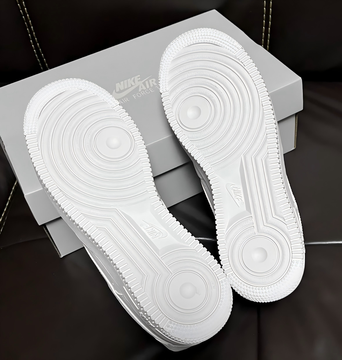 Nike Air Force 1 "Triple White" Low Top Classic Sneakers-White