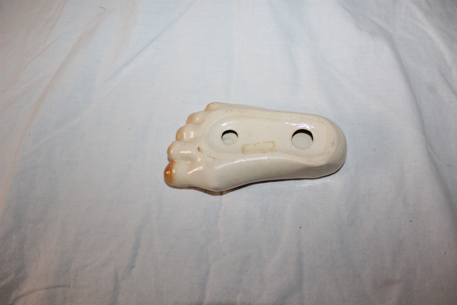 Ceramic Souvenir We Got A Kick Out Of Florida 5" Footprint Vintage