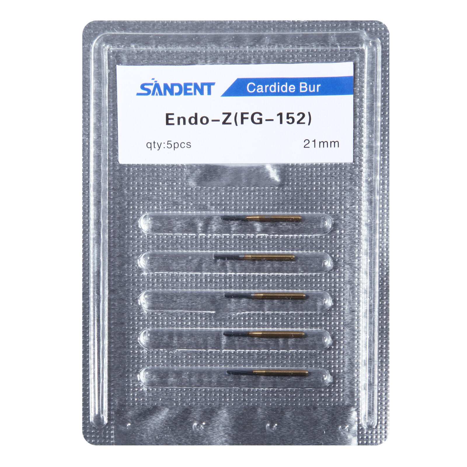 5-100 pcs Dental Carbide Bur Endo-Z Tungsten Steel Drills FG 21mm/23mm/25mm/28mm