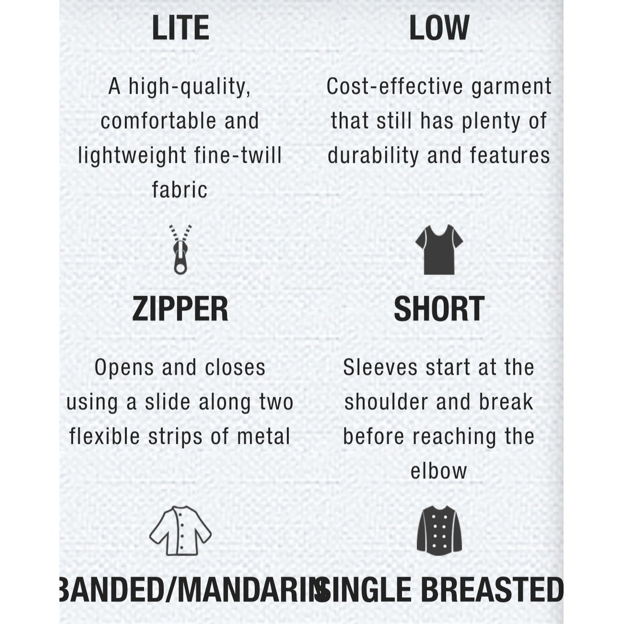 Chef Works Springfield Chef Coat SET OF 2Gray Orange Trim NWT Chef Jacket