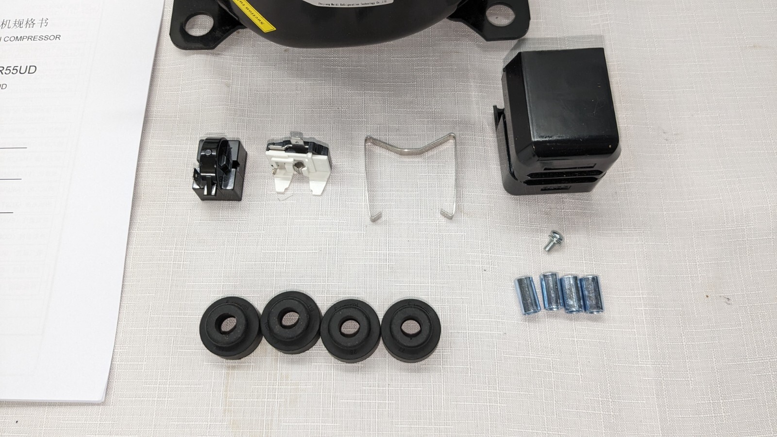 Sikelan GQR55UD 1/4hp 110VAC R290 LBP / MBP Refrigeration Compressor