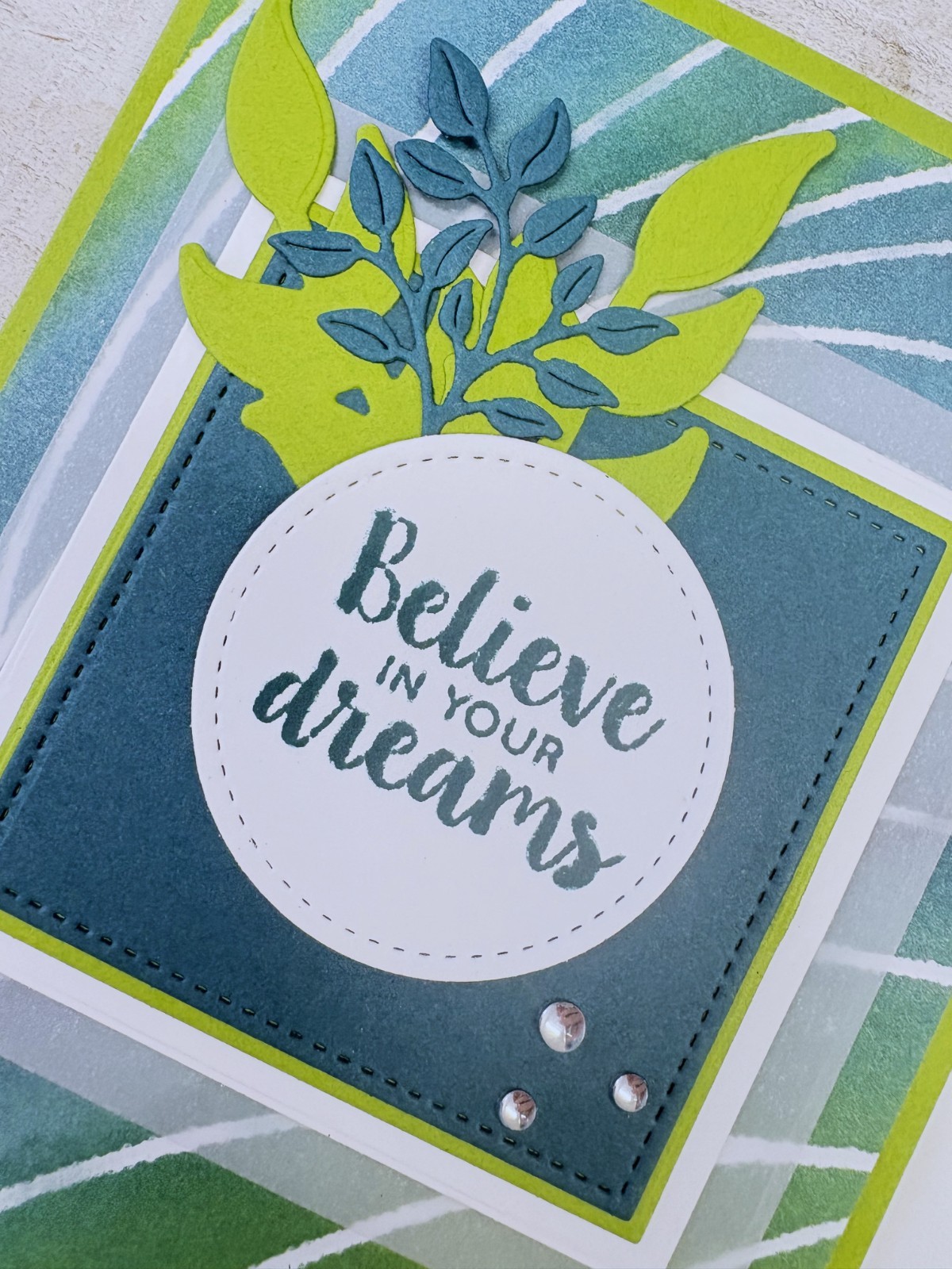 Stampin' Up! Card Kit - PAINTED ILLUSIONS - All Inclusive Set of 4 Cards