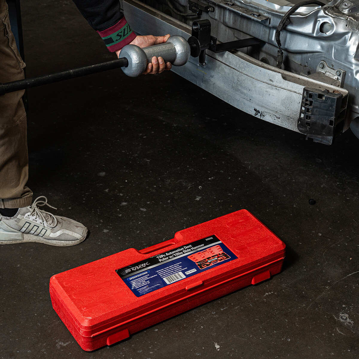 XtremepowerUS 13PC Heavy Duty Dent Puller w/10lbs Slide Hammer Auto Body Truck