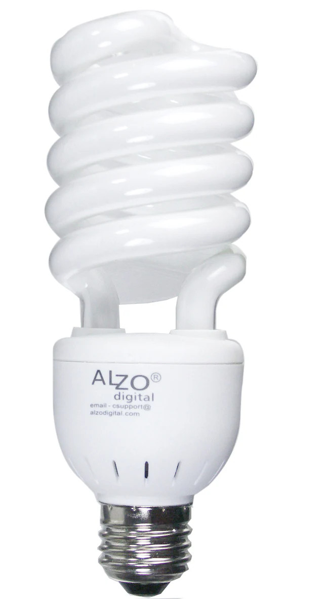 ALZO 27W CFL Photo Light Bulb 5500K, 1300 Lumens, 120V