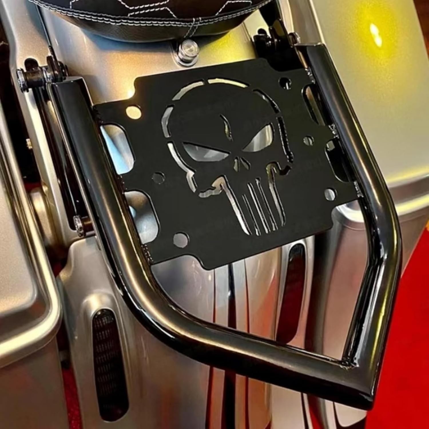 For 09-2025 Harley Touring Road King Glide Custom Two-Up Detachable Luggage Rack