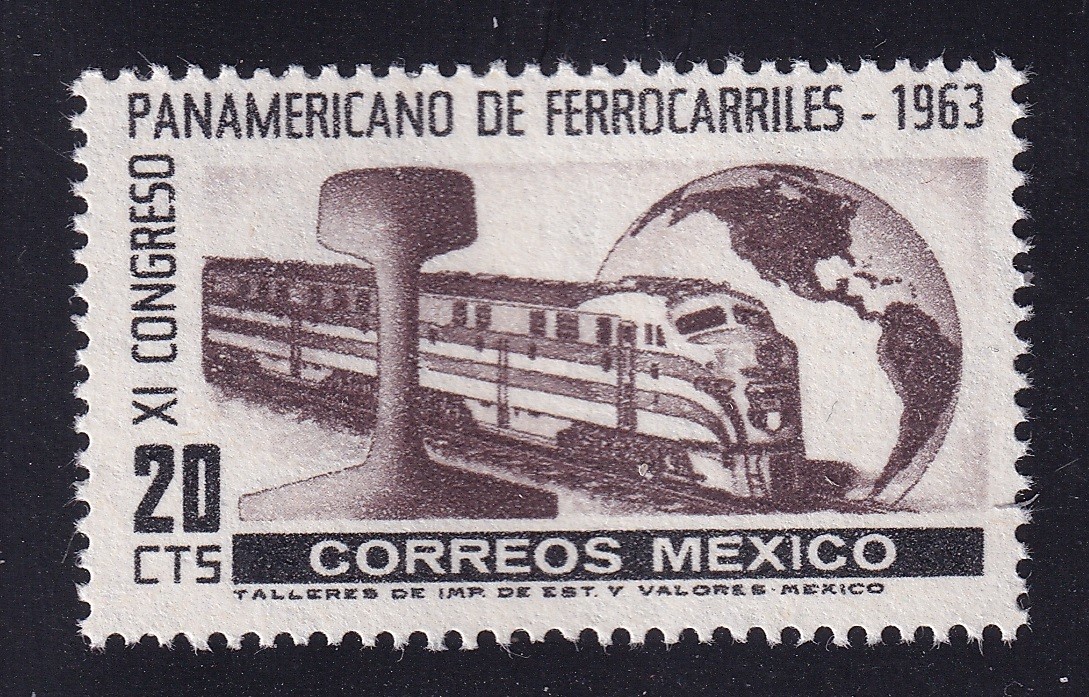 mak56  Mexico 1963 Pan-american railroad congress  Sc#942