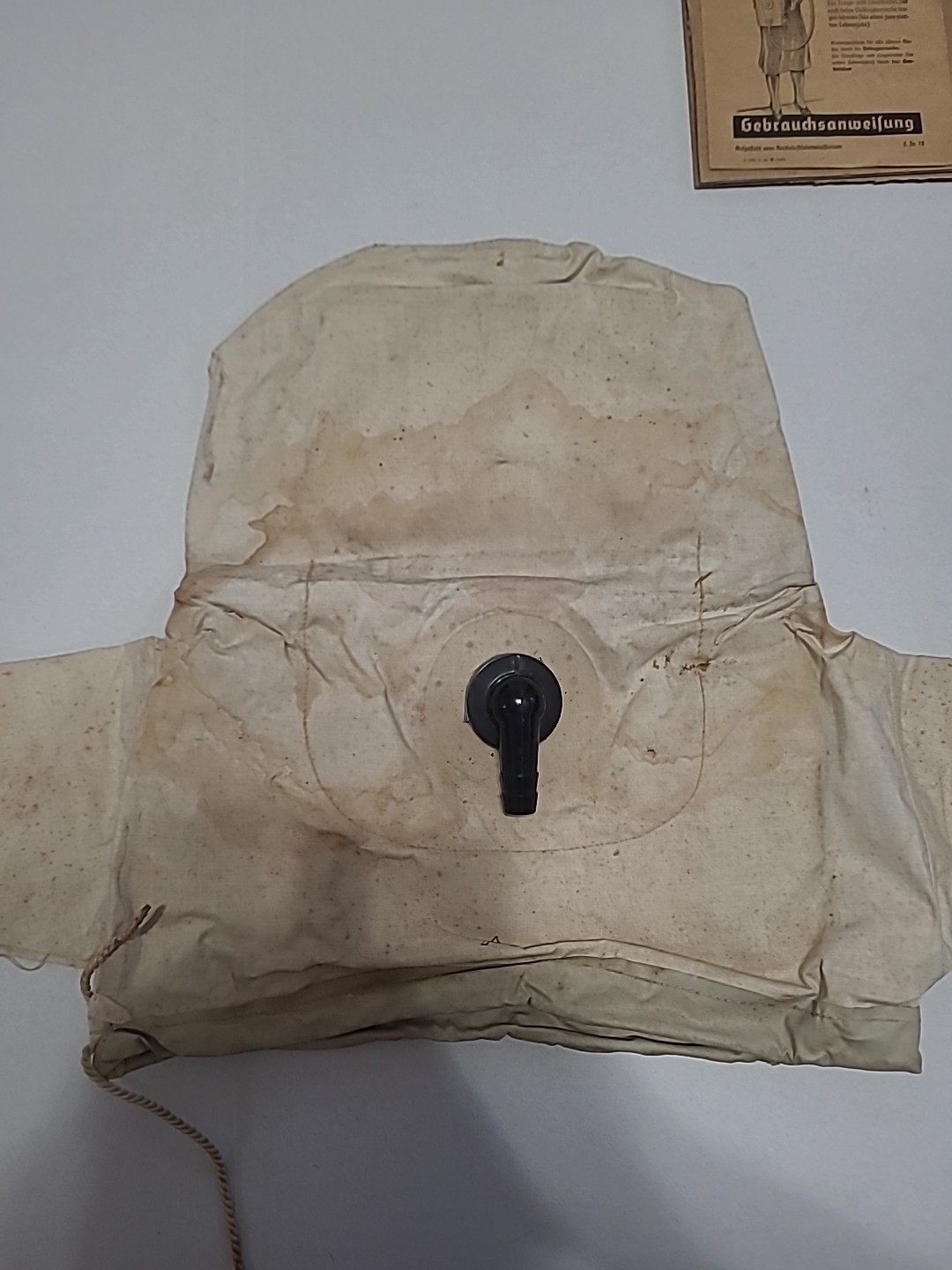 (2) RARE German Child Gas Jacket WWII NOT COMPLETE