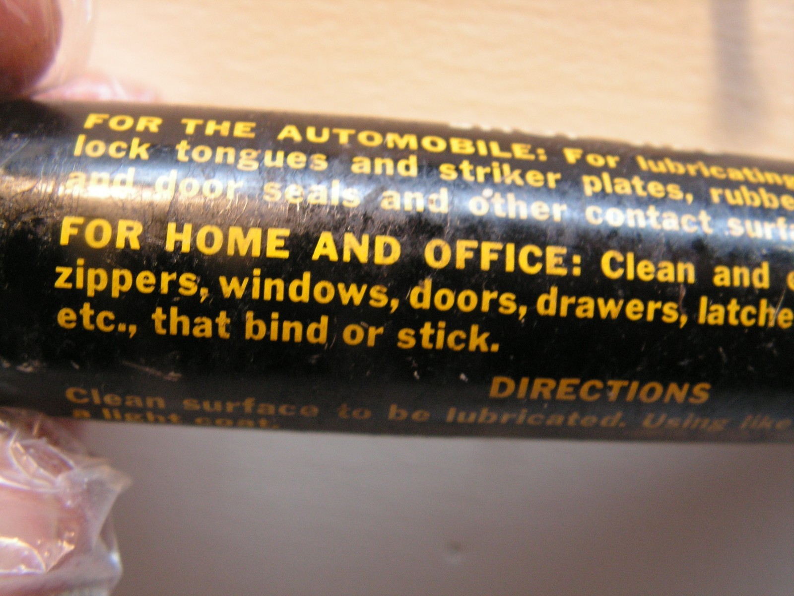 Vintage NAPA Balkamp Metal Door-ease Stainless Stick Lubricant Y & B 75%+ FULL