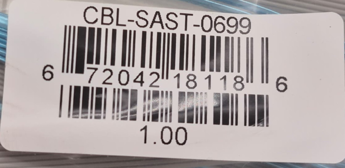 Lot of 3 New Supermicro CBL-SAST-0699 75cm Cables