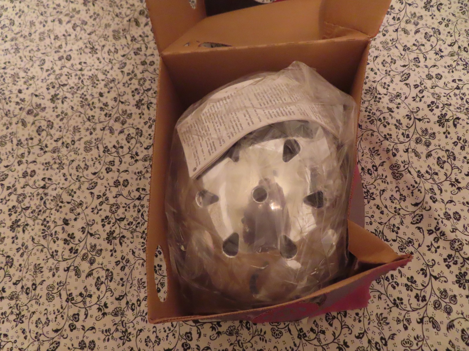 Vintage 1990s Pro Tec Helmet Chrome XL Skateboard Old School BMX