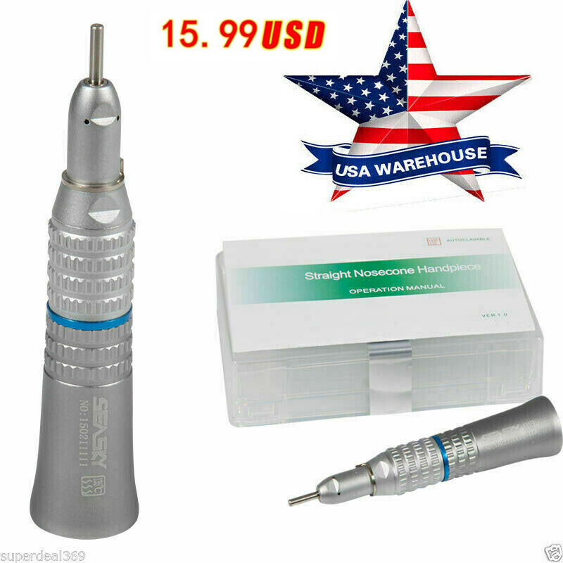 NSK Style Dental Slow Low Speed Straight Handpiece Nose Cone E-type SEASKY HP