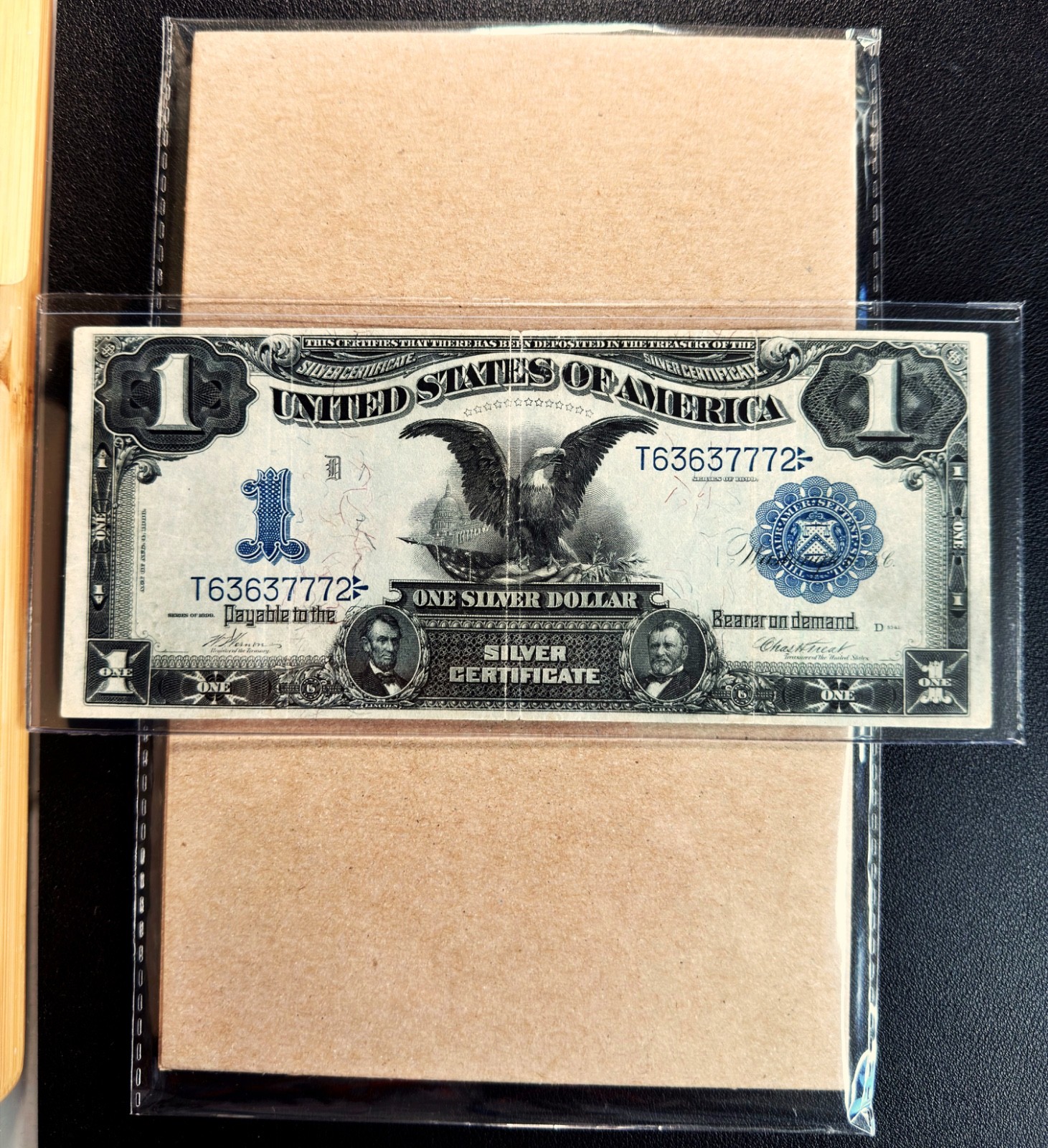 Fr. 228 1899 $1 Silver Certificate "BLACK EAGLE" - VF Comment