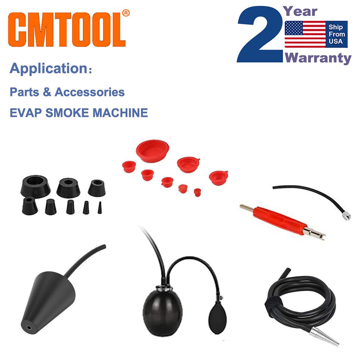 Universal Automotive EVAP Smoke Machine Intake Hose Parts & Accessories Adapters