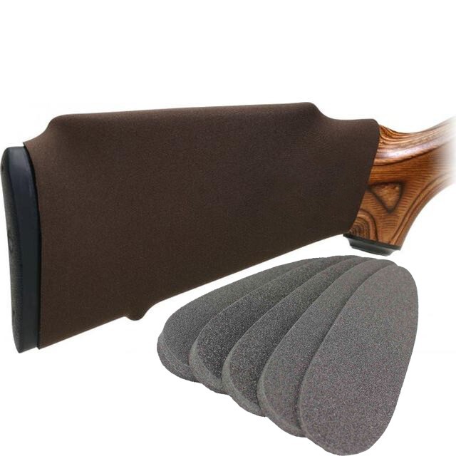 AmeriGun Club Comb Raising Kit / Gun Buttstock Holder Cheek Rest Pad / Brown